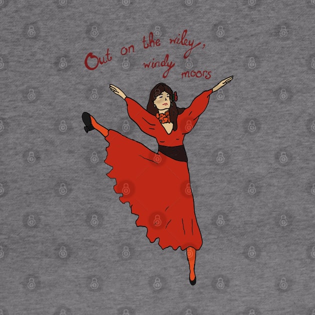Kate Bush, Wuthering Heights by JennyGreneIllustration